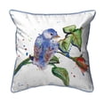 thumbnail image 1 of Betsy Drake SN633 Coussin Extérieur et Intérieur 12 x 12 Po. Betsys Blue Bird, 1 of 1