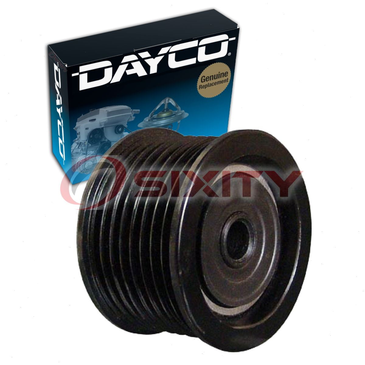 Dayco 89502 - Accessory Drive Belt Idler Pulley Fits select: 2007-2021 TOYOTA TUNDRA, 2010-2021 LEXUS GX