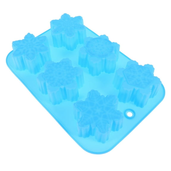 ELAYARD Flexible Silicone Snowflake Mold for Cake Decorating, , Soap Making and More