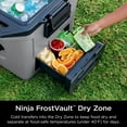 thumbnail image 4 of Ninja FrostVault 30qt Hard Cooler with Dry Zone, Ice Chest Cooler, Gray, 4 of 11