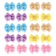 thumbnail image 1 of 20 lazos para el pelo de mascotas, bonitos moños de colores variados para perros pequeños con banda de goma para cachorros, gatos y conejos., 1 of 14