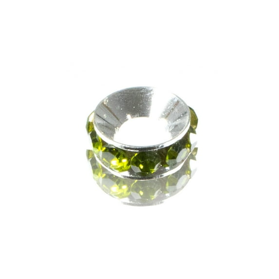 Spacers with Rhinestones - Customize Your Next Project with Assorted Rhinestone Color Options - Choose from 5, 10, and 20 Pcs - 9mm Diameter