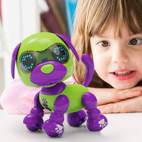 Pretend Play Toys for Toddlers,Educational Toys,Children Intelligent Robot Dog Early Learning Toys,Electric Touched Sensor Lights Recording Educational Toys,Electronic Pet Gifts for Boys and Girls