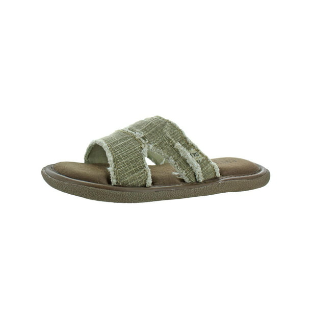 CREVO - Crevo Mens Cory Hemp Slide Slide Sandals - Walmart.com ...