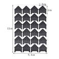thumbnail image 2 of GOOHOCHY  10 Sheets Album Corner Stickers Inexpensive Photo Accessories Black and Golden, 2 of 8