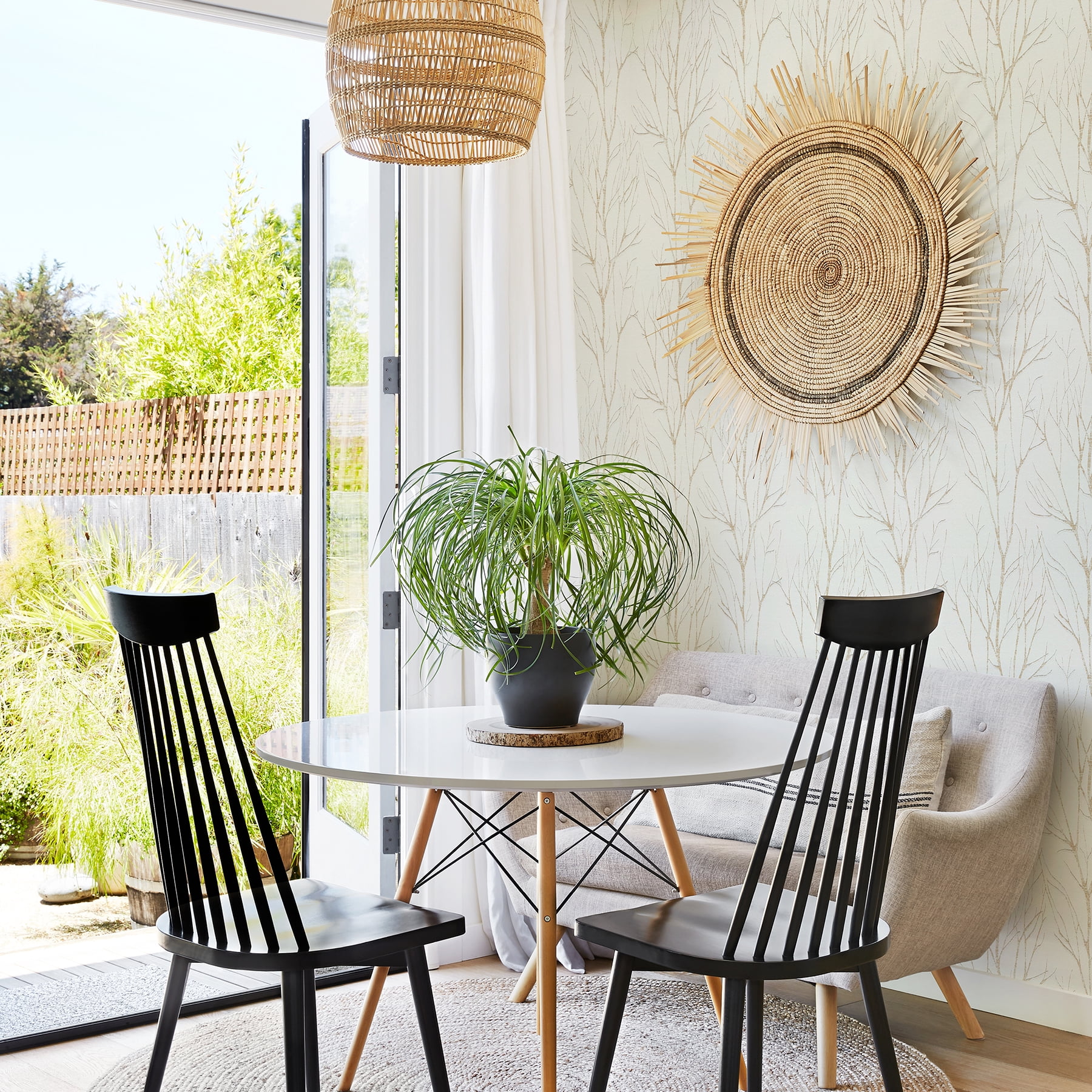 Advantage Diani Gold Metallic Tree Wallpaper
