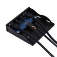 thumbnail image 3 of HUB 3.5 Pouces 20 Broches vers 2 Ports USB 3.0 + Panneau avant d'Extension Audio HD, 3 of 4
