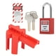 thumbnail image 4 of Lockout Tagout Lock Kit, Adjustable Engineering Safety Lock Set For Industrial For Petroleum For Electric Power, 4 of 8