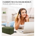 thumbnail image 3 of Tissue Box Cover, Rectangular Modern Decorative PU Leather Tissue Box Case Organizer Holder for Vanity Countertop, Night Stands, Livingroom, Office Desk & Car, 9.5X5X5inch, 3 of 5