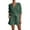 Green, variant on Riforla Women Summer Solid Color Long Sleeve Shorts Conditioning Fashion Casual Home Service Two Piece Set 2 Piece Sets Women Outfit Green M