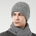 thumbnail image 4 of Skull Caps Soft hat Thick Windproof Watch Caps Skiing Outdoor Caps for Men Women Light Gray, 4 of 6