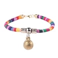 thumbnail image 2 of Oliegs Couverture Chauffante avec Clochette Colorée pour Petits Chiens Chats Collier en Coton Réglable Chocolat, 2 of 5