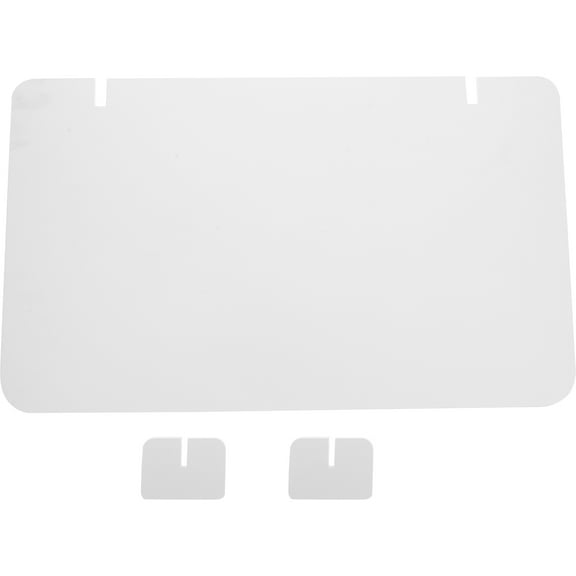 Raindrops White PVC Table Dividers for Cafeteria Tables Privacy Panels 1 Set and Easy to Clean