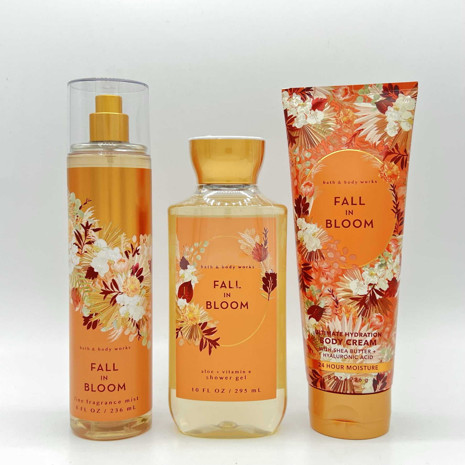 Bath & Body Works Fall In Bloom 8oz Fine Fragrance Mist, 10oz Shower