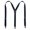 Navy, variant on CTM Elastic Clip End Premium Solid Suspenders (Men Big & Tall)