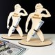 thumbnail image 1 of Clip de dinero 3D TANGJMXG Navidad silueta de hombre desnudo billetera de madera, 1 of 5