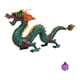 thumbnail image 2 of Adornos de Bestia Mítica Oriental CUTICAT de Chino Simulado Figura de dragón azul, 2 of 8