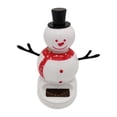 thumbnail image 2 of Solar Dancing Snowman Shaking Figurine Bobblehead Doll Dancing Toy de instrumentos Adorno Vehículos Decoración de interiores Regalos de Hugo figura bailando, 2 of 10