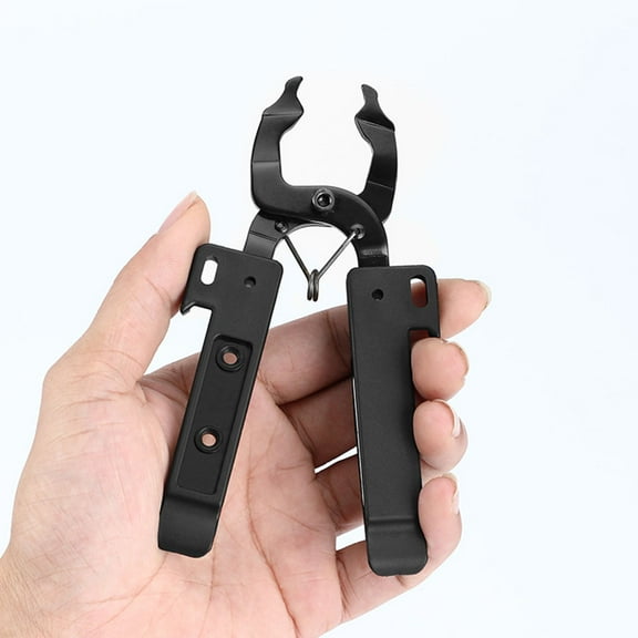 FRCOLOR Portable Bike Repair Tool with Made of Plastic and Carbon Steel for Outdoor Activities Black