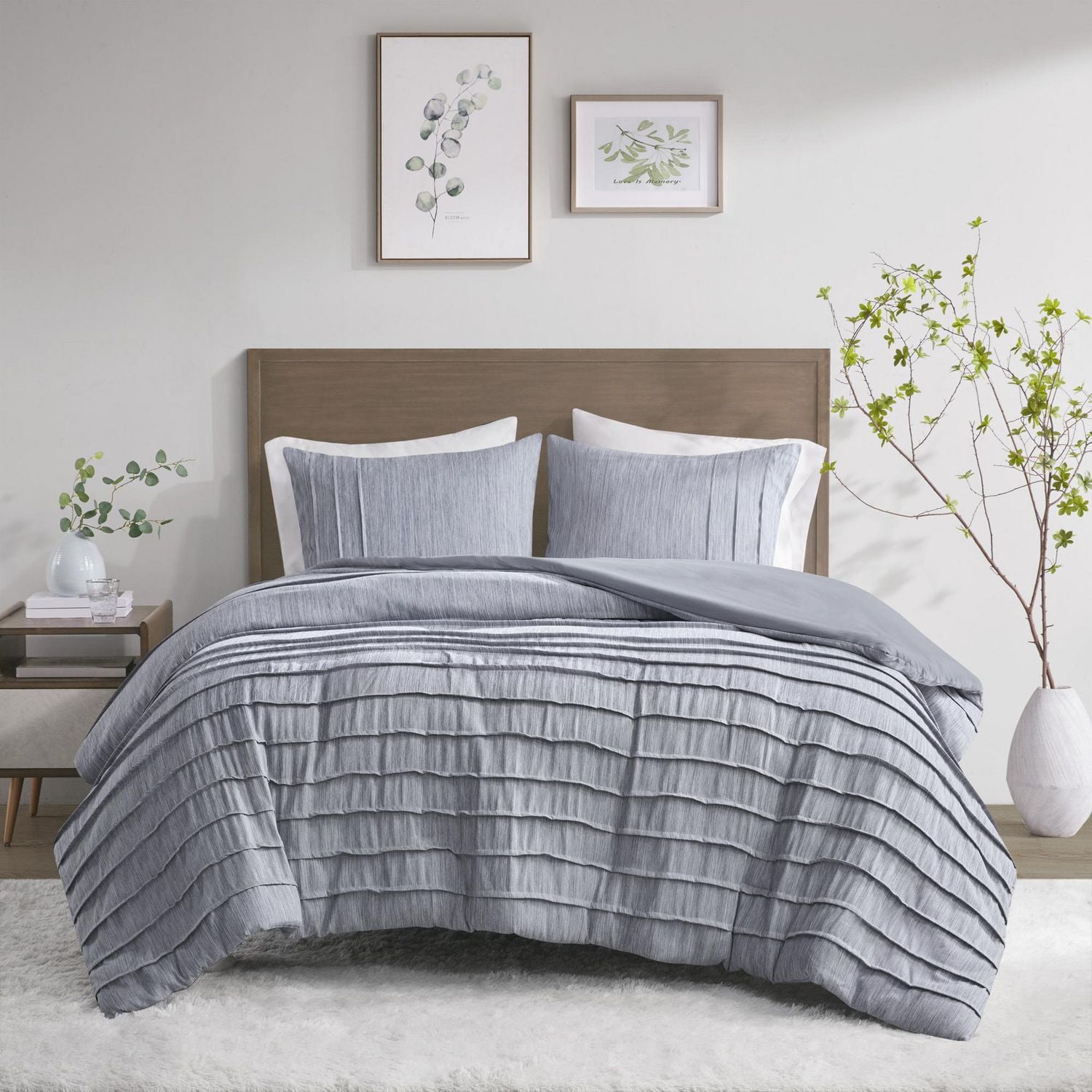 Beautyrest Maddox 3 Piece Oversized Duvet Cover Set