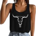 thumbnail image 2 of Débardeur d'Été Sans Manches Imprimé pour Femmes Col Rond Mode Confortable Camisole pour Dames, 2 of 4