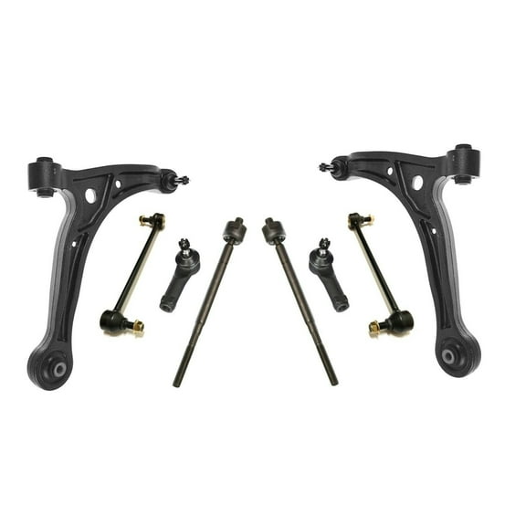 8 Pcs Suspension Sway Bar Links Lower Control Arm Lower   Tie Rod Ends Inner Outer Complete Kit Fits select: 2002-2004 HONDA ODYSSEY