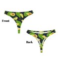 thumbnail image 3 of Fotbe Fresh Avocado Tanga Sin Costuras para Mujer con Estampado – Panties Invisibles, Transpirables y Cómodos para Uso Diario-Large, 3 of 6