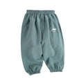 thumbnail image 2 of NAISIBABY Summer Baby Boys Girls Solid Color Trousers, Kids Cute Mosquito Repellent Sports Pants Green 5T, 2 of 3