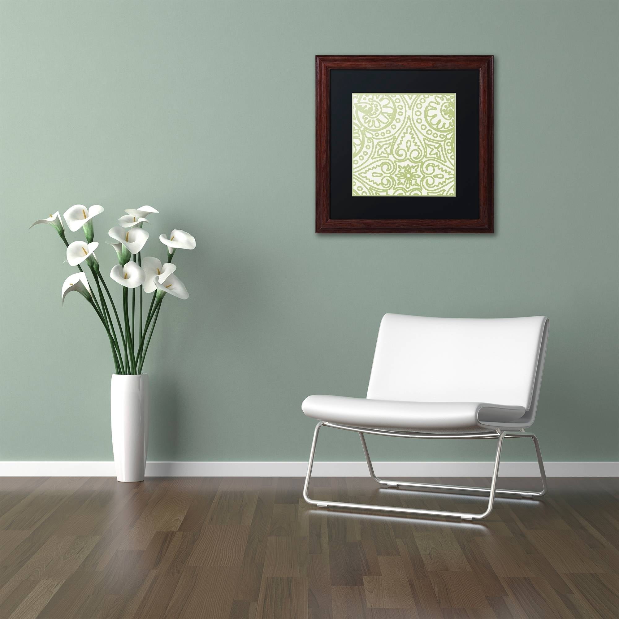 Trademark Fine Art "Dulce IV" Canvas Art by Color Bakery Black Matte, Wood Frame