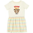 thumbnail image 3 of Inktastic Pit Bull Terrier Dog Lover Girls Toddler Dress, 3 of 5