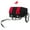 Black+Red, variant on Olurrisa 360 Swivel Bike Trailer for Camping Two-Wheel Bicycle Cargo Trailer 88 lbs Capacity