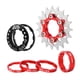 thumbnail image 1 of Espaciadores de cassette simple para bicicleta de 19T, adaptador de piñón fijo de rueda libre de piñón para, rojo, 1 of 9