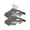 Grey, variant on WFPXAMLZZMD 30-Pack Pants Hangers, 16.7-Inch Long Velvet Trousers Hangers with Adjustable Clips, Heavy-Duty, Non-Slip, Space-Saving for Pants, Coats, Dresses, Tank Tops,Spring,Minimalist, Purple