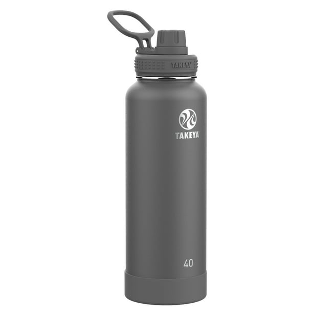Takeya Actives Al Terra Stainless Steel Water Bottle w/Spout lid, 40oz ...