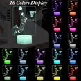 thumbnail image 2 of 3D Basketball Player Night Lights,LED Decor Illusion Lamp with Remote&Smart Button 16 Colors Changeable Light with USB Cable Birthday Gift for NBA Fan, 2 of 4
