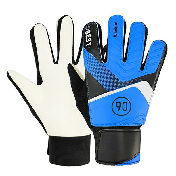 Guantes De Portero Para Niños, Guantes Protectorados Anticolisión, Hebilla Ajustable, Color Azul