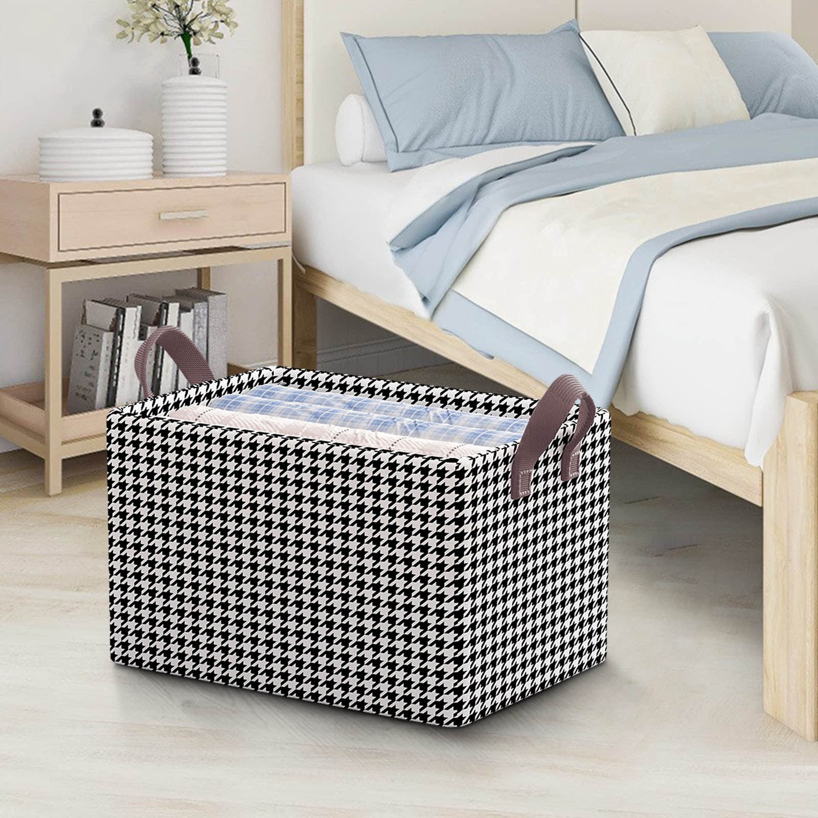 Haykey Folding Wardrobe Storage Box Sweater Pants Organizing Box Drawer