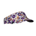 thumbnail image 2 of Yiaed record rock Skull star Print Sport Sun Visor Hats Adjustable Empty Top Baseball Cap Cotton Ball Caps for Women and Men, 2 of 5