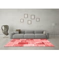 thumbnail image 3 of Ahgly Company Indoor Rectangle Patchwork Red Transitional Area Rugs, 8' x 12', 3 of 4