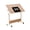 White Maple, variant on Kojooin Folding Standing Desk with Wheels, Height Adjustable Portable Laptop Table for Small Home Office, Study, Sofa or Bedside Use