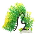 thumbnail image 1 of YIXIGGC Aquarium Artificiel Haute Simulation Arbre Courbé Plante Aquarium Décoration (Jaune Vert) XC921-19932, 1 of 9