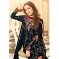 thumbnail image 3 of Stylish Pakistani Designer Shalwar Kameez Dress Sewn Indian Trouser Pant Suits ( Blue, XXL - 46 ), 3 of 6