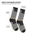 thumbnail image 3 of Women's Men's California America Flags Colorful Novelty Pattern Crew Athletic Socks, 3 of 7