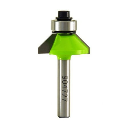 

Exchange-A-Blade 1 x 0.25 in. Shank Trim Chamfer Professional Router Bit - Recyclable Exchangeable
