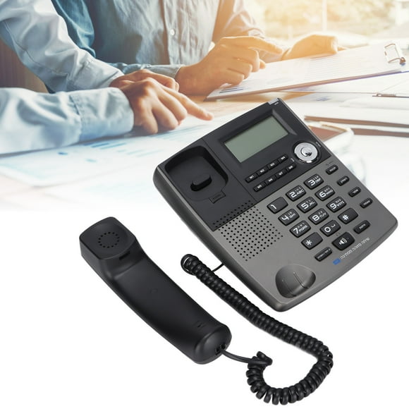 Corded Phone, Handsfree Simple Big Button Desktop Wired Telephone with Speakerphone for Office for Home