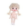 thumbnail image 4 of Muñeca BJD de 21 cm con cuerpo y ojos 3D, interactiva, educativa y de moda. Estilo C, 4 of 9