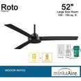 thumbnail image 3 of Minka Aire F524-CL, Roto - 52" Ceiling Fan, 3 of 3