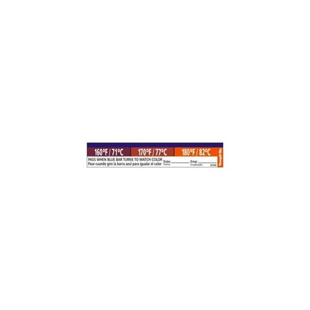 Taylor Preicision Products TempRite Dishwasher Temperature Adhesive Test Strip |