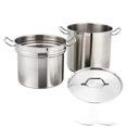 thumbnail image 4 of Winware Caldera doble de acero inoxidable de 8 cuartos con cubierta, 4 of 4