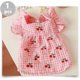 thumbnail image 3 of UBIUO Dog Dress for Small Dogs Pink Dog Princess Dresses Girl Dog Clothes Adorable Cat Dresses Pet Apparel for Puppy and Cats (Cherry) M - Medium, 3 of 4